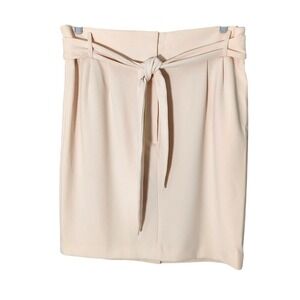 Dkny Women‎ Skirt 14 Straight Belt Pleated Stretch Slit Business Office Career